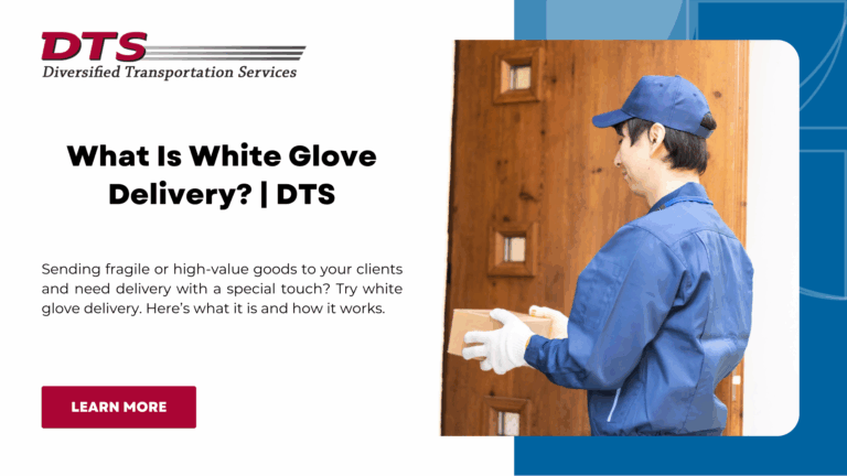 a man holding a package near the door