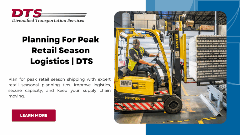 forklift in a warehouse